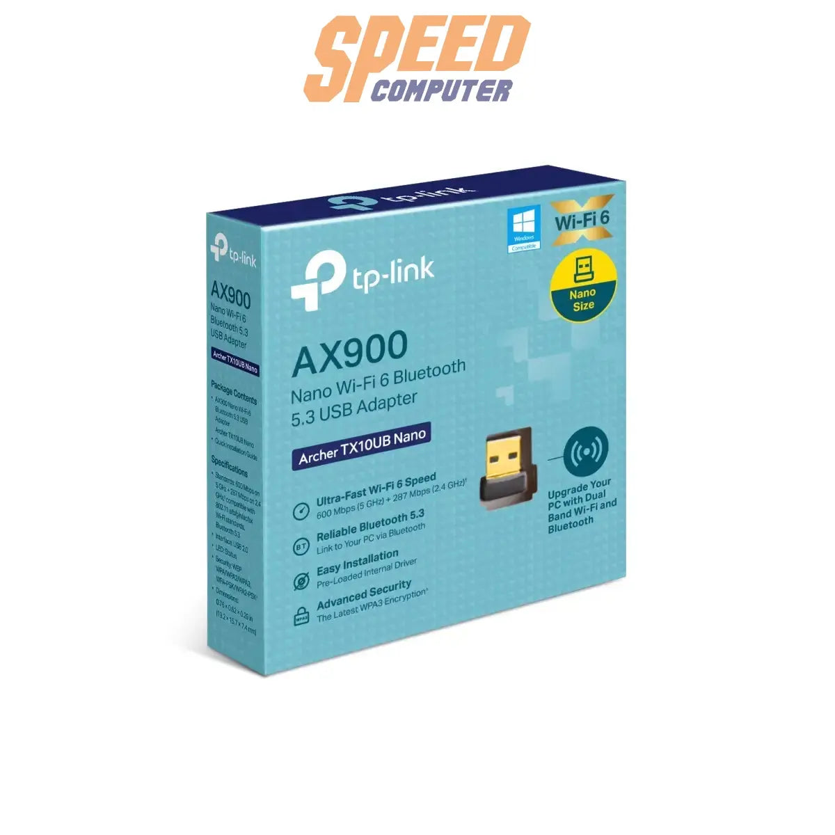 ตัวรับสัญญาณ TP-Link Archer AX900 Nano รองรับ Wi-Fi 6 และ Bluetooth 5.3