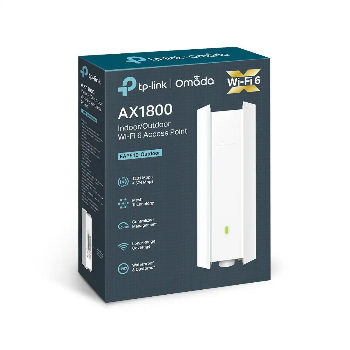 อุปกรณ์ขยายสัญญาณ TP-Link EAP610 Outdoor AX1800 WiFi 6 Access Point
