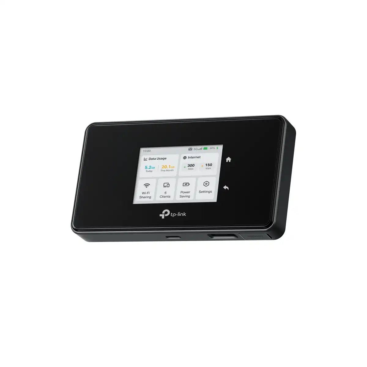 เราเตอร์พกพา TP-Link M8550 5G Mobile Wi-Fi สีดำ