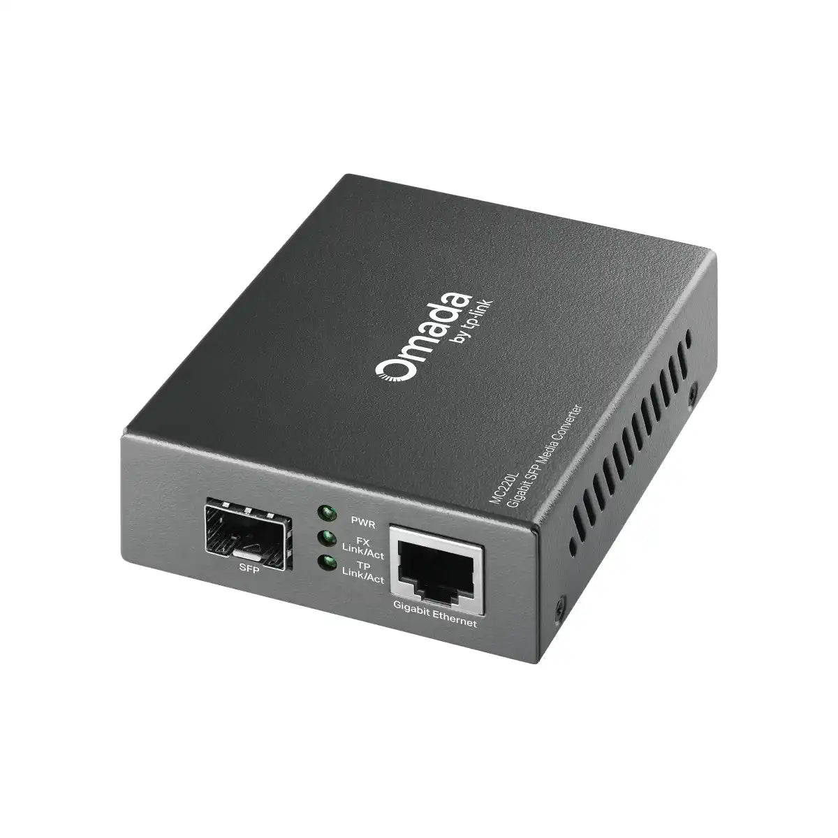 อุปกรณ์แปลงสัญญาณ TP-Link MC220L Omada Gigabit SFP Media Converter