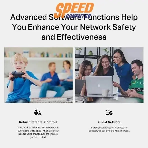 เราเตอร์ TP - Link TL - MR100 สีดำ - SpeedCom