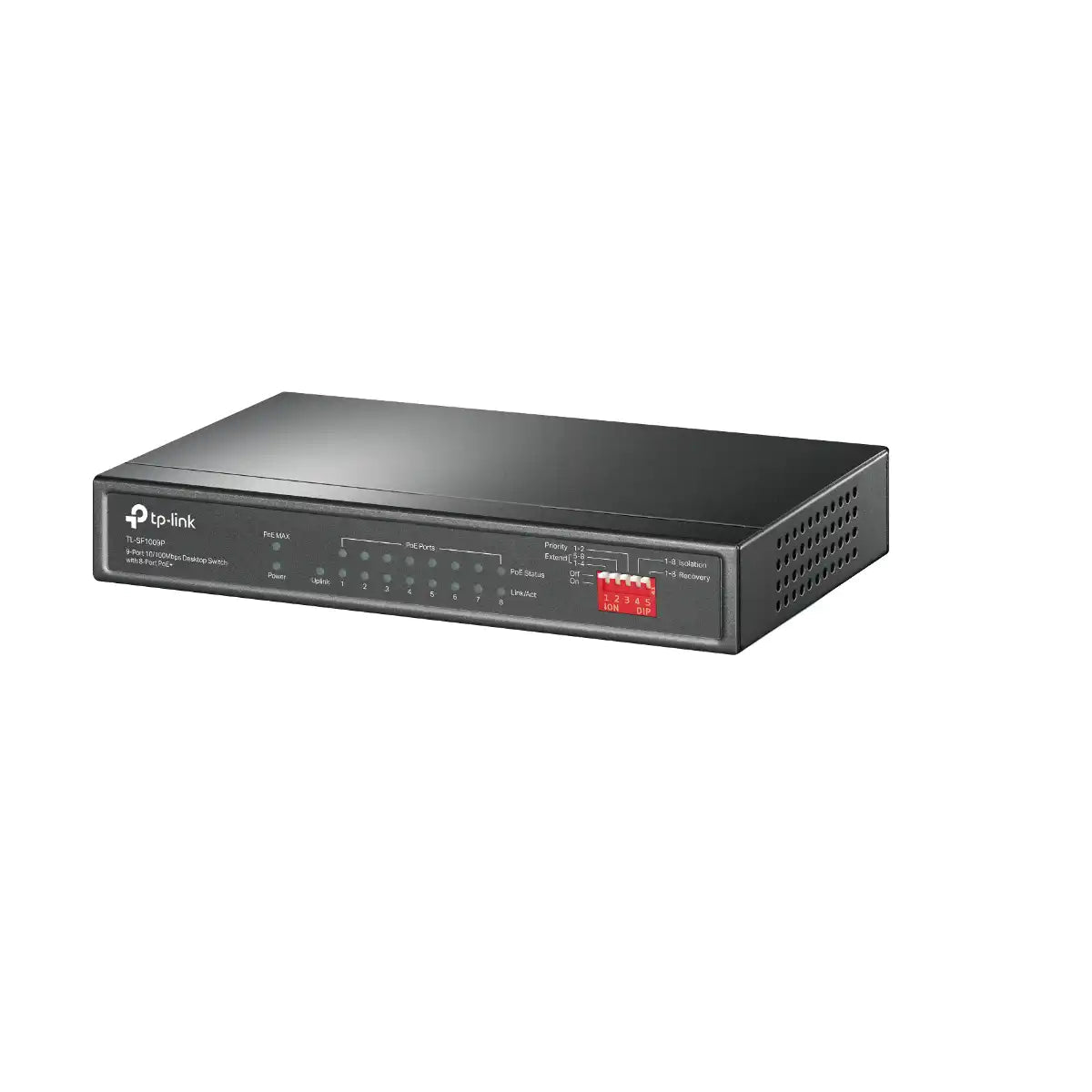 สวิตช์ฮับ TP-Link TL-SF1009P 9-Port Desktop Switch with 8-Port PoE+