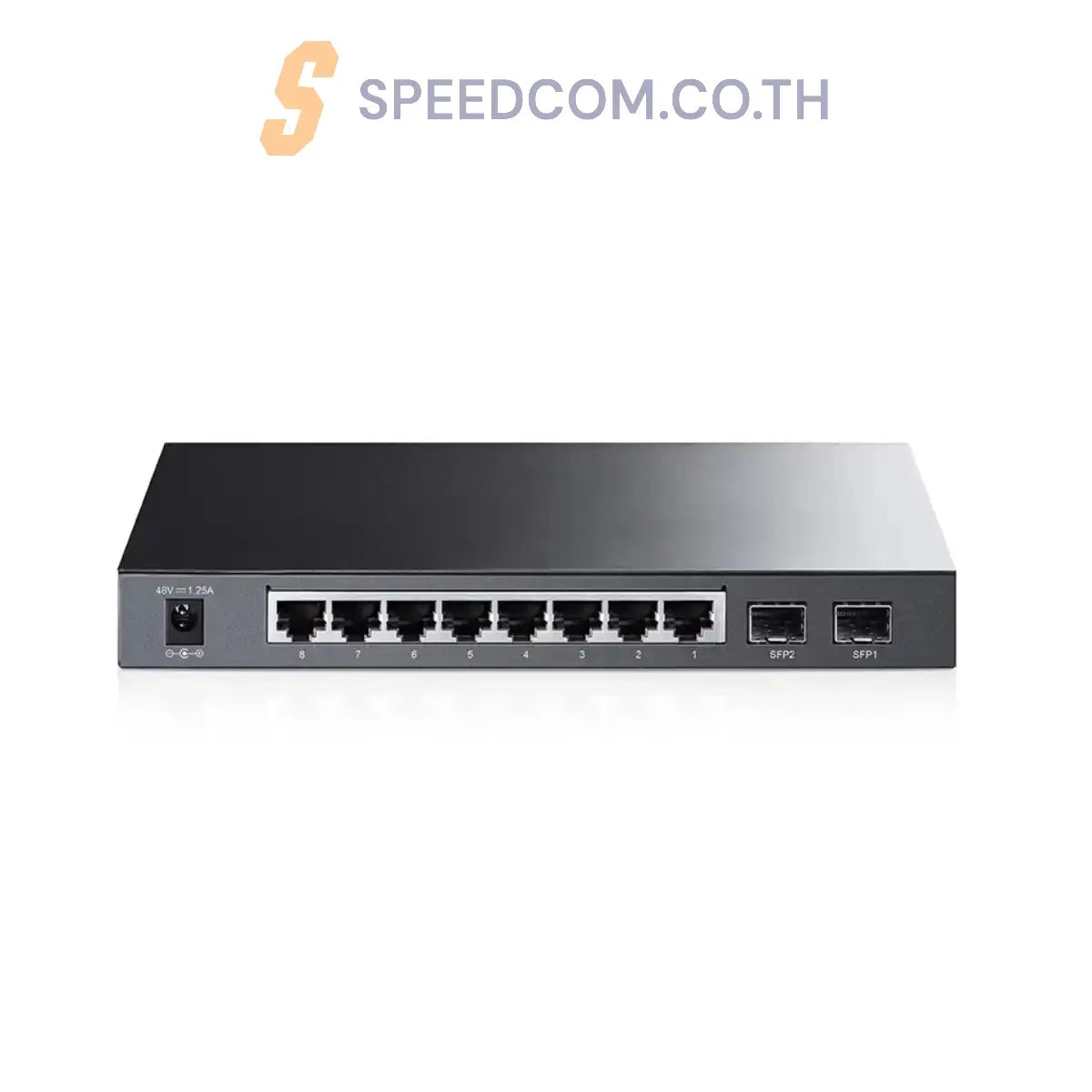 สวิตช์ฮับ TP-Link TL-SG2210P 8-Port Gigabit Smart PoE with 2 SFP Slots