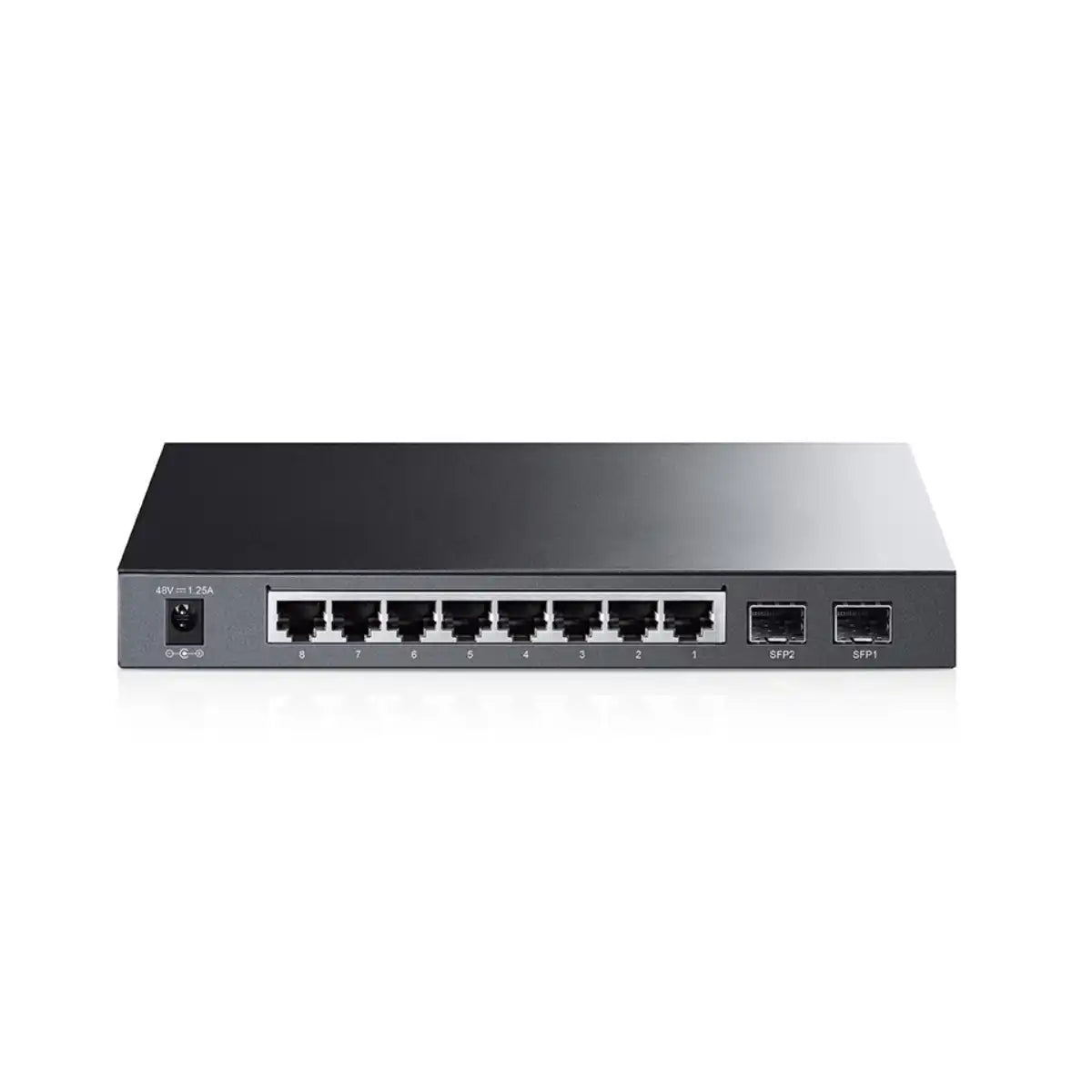 สวิตช์ฮับ TP-Link TL-SG2210P 8-Port Gigabit Smart PoE with 2 SFP Slots