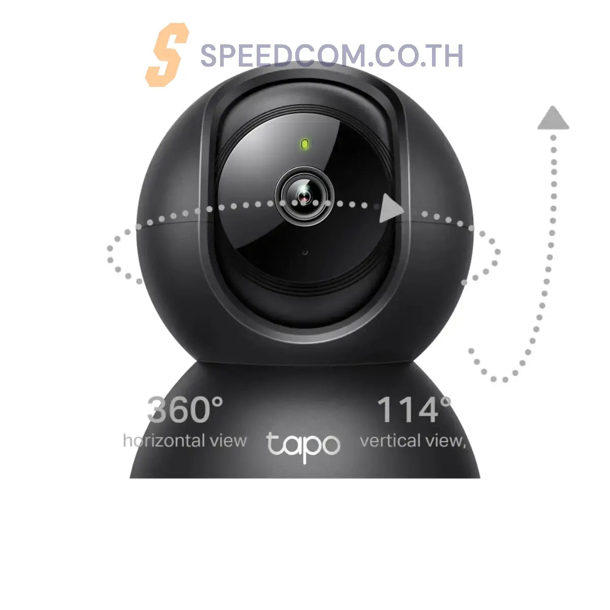 กล้องวงจรปิด TP Link Tapo C211 สีดำ - SpeedCom