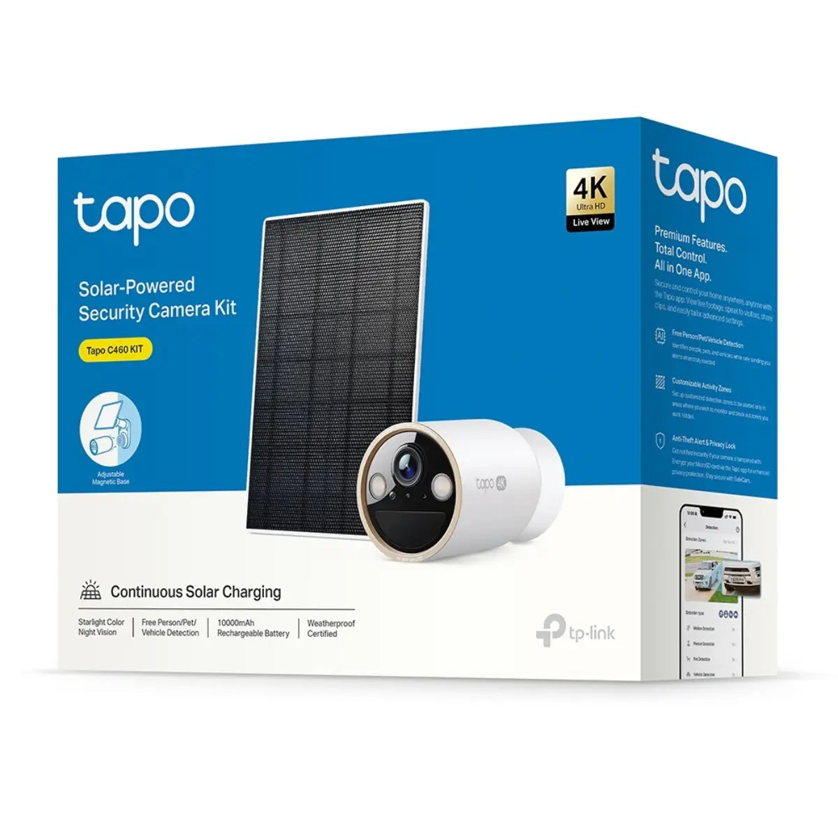 กล้องวงจรปิด TP Link Tapo C460 KIT สีขาว - SpeedCom
