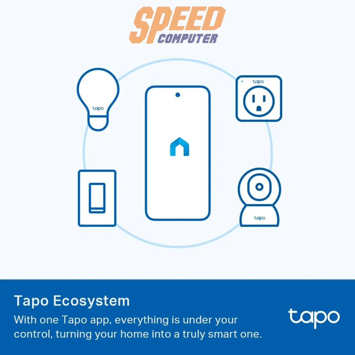 หลอดไฟอัจฉริยะ Tapo L510E V3 - SpeedCom