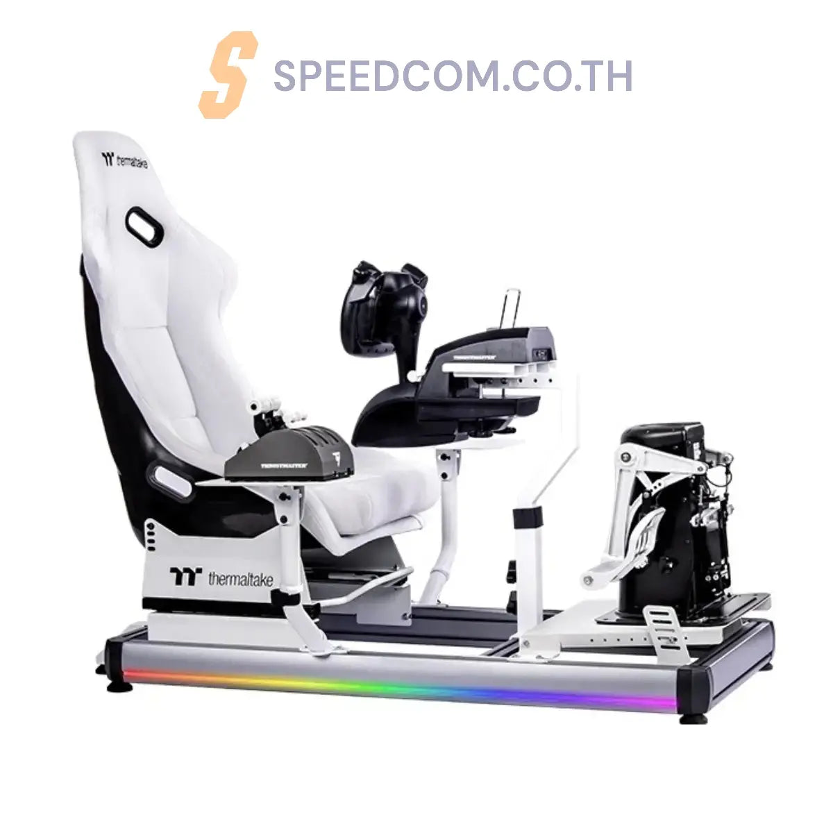 เก้าอี้จำลองการบิน Thermaltake GF500 Flight Simulator Cockpit - SpeedCom
