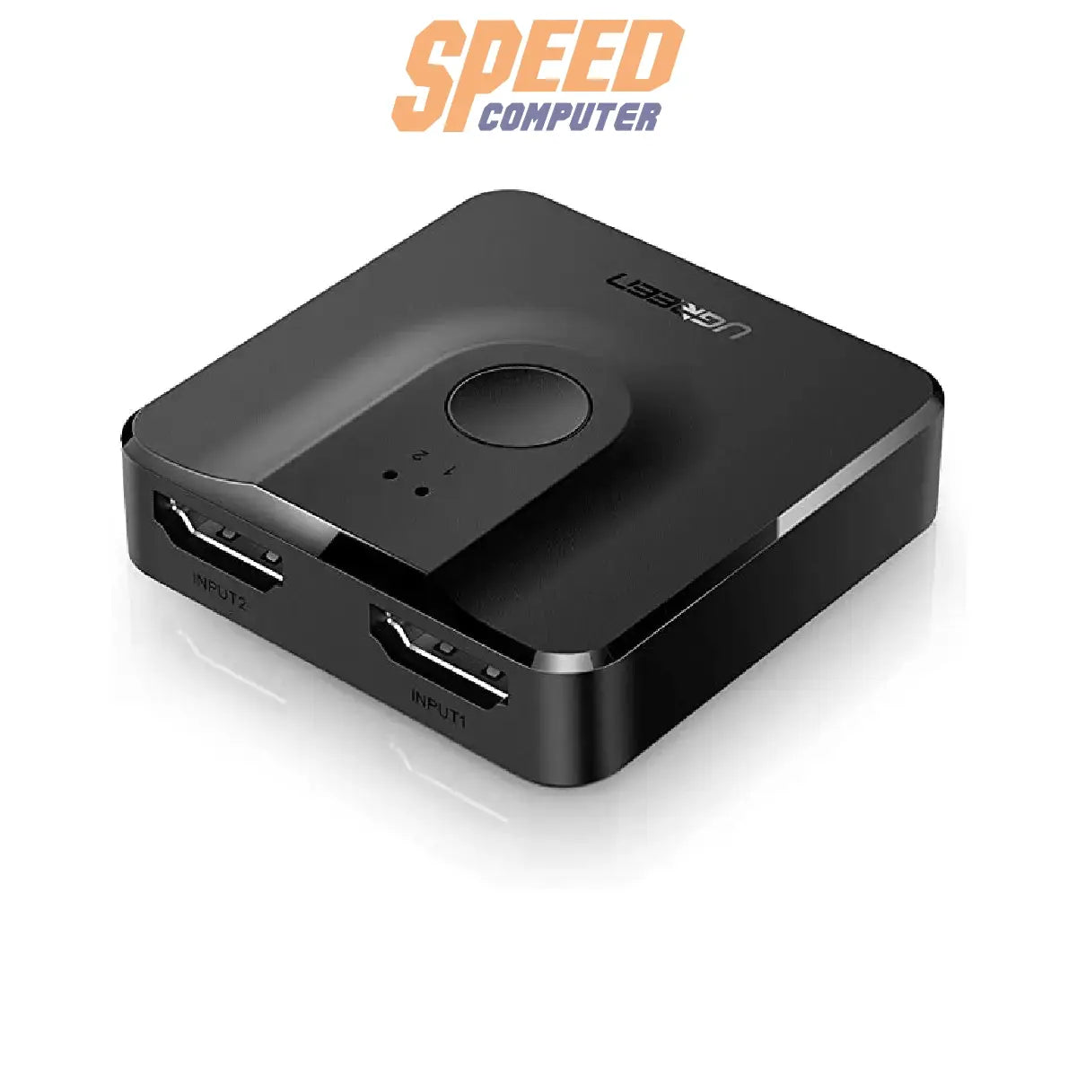 HDMI Switch UGREEN รุ่น 50966 แบบ 2-in-1 ใช้งานได้ทั้งเข้า 2 ออก 1 และเข้า 1 ออก 2 รองรับความละเอียดสูง