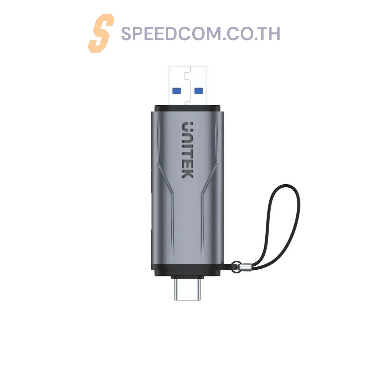 อุปกรณ์แปลงสัญญาณ Unitek 2-in-1 SD 3.0 Card Reader - SpeedCom
