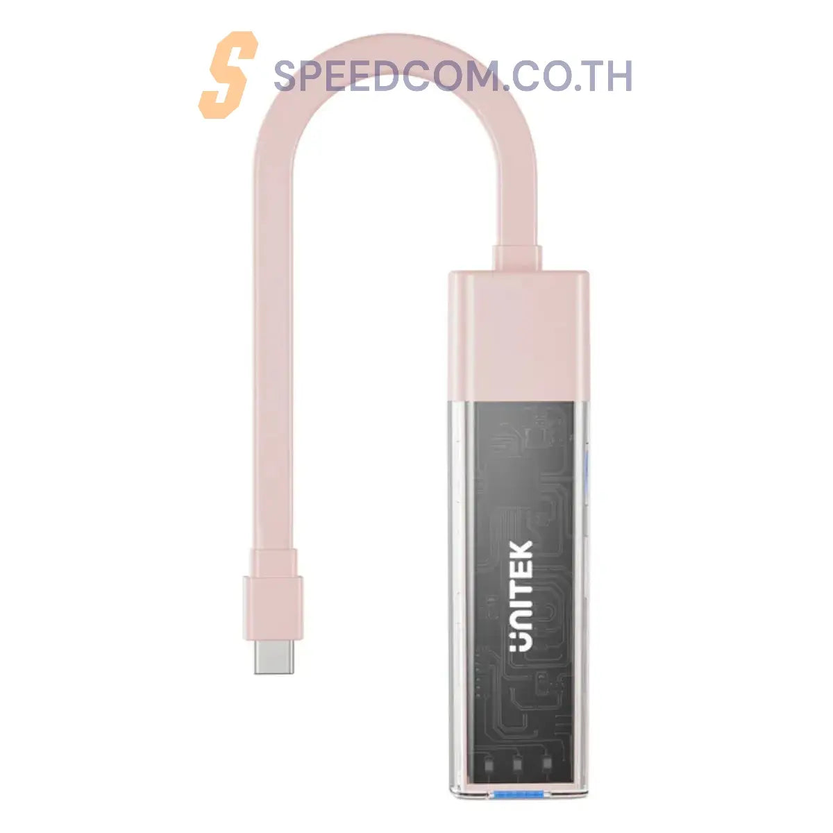 อุปกรณ์แปลงสัญญาณ Unitek Bi-Directional Hub with Detachable Cable - SpeedCom