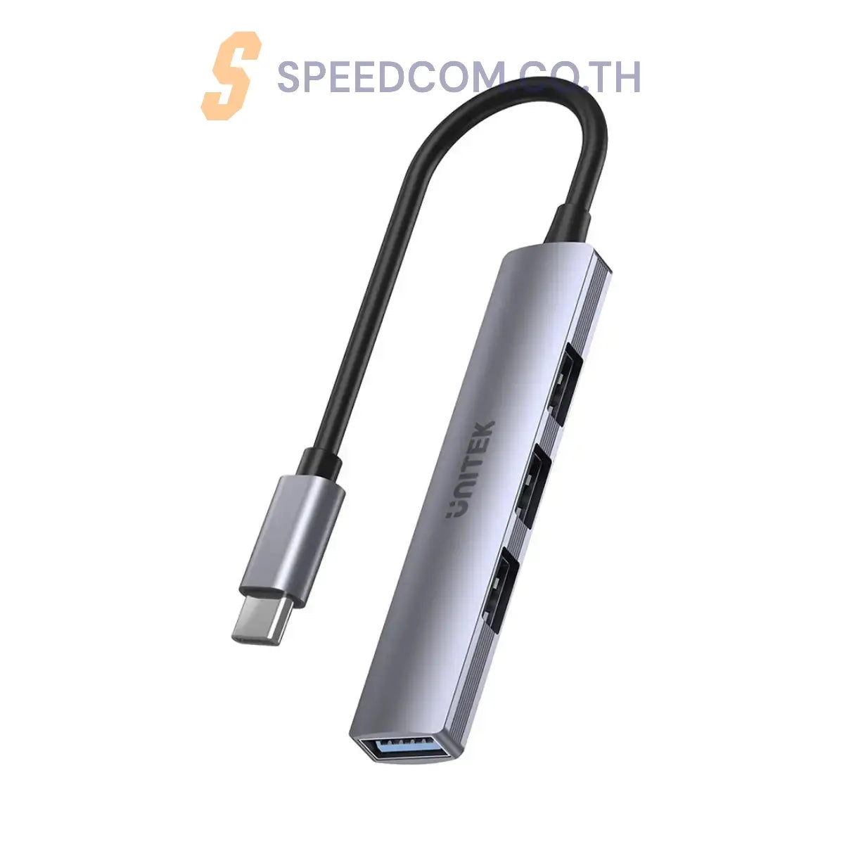 อุปกรณ์แปลงสัญญาณ Unitek HUB 4-in-1 USB-C Hub - SpeedCom
