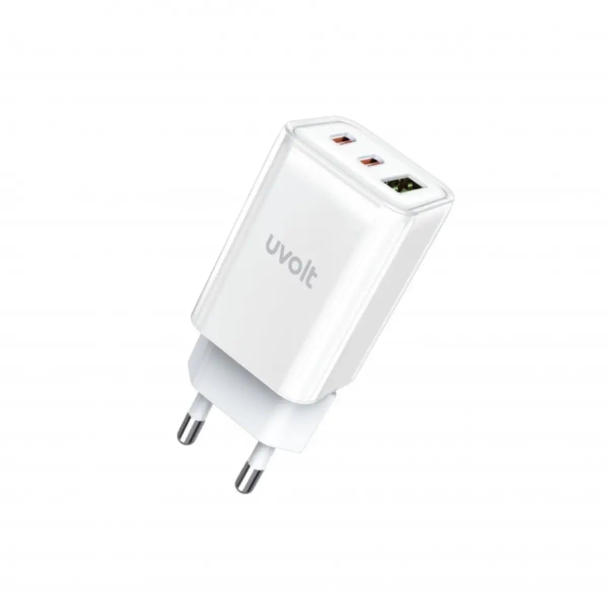 หัวชาร์จ Uvolt UVA65W-01-WHT Wall Charger 65W สีขาว - SpeedCom