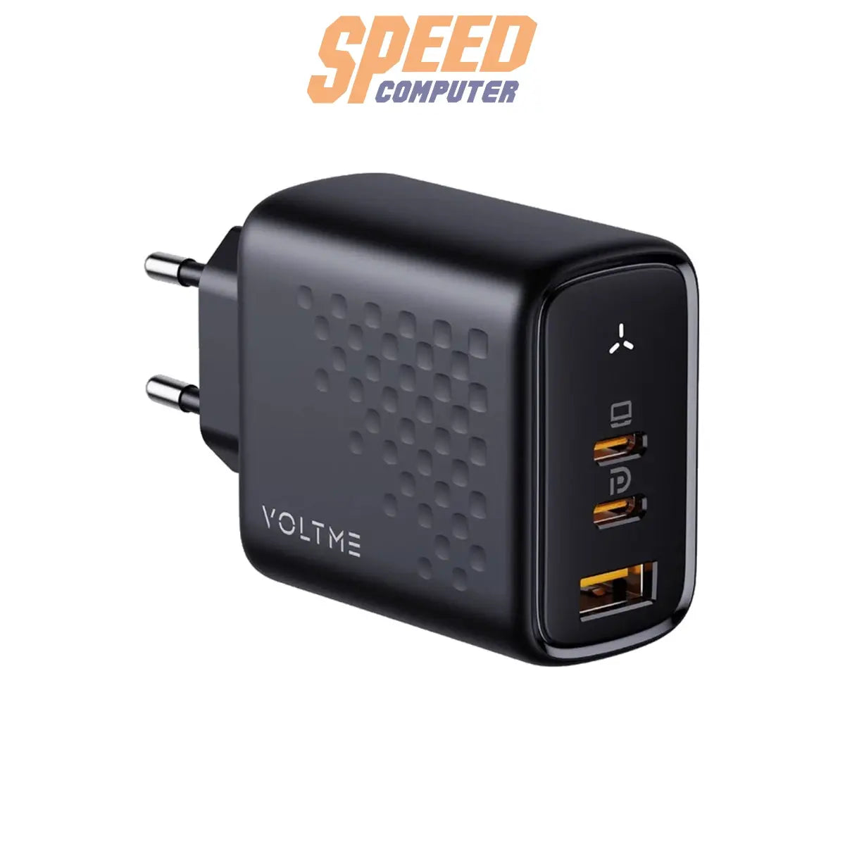 หัวชาร์จ Voltme Adapter REVO 67 Triple Port 2xUSB-C,1xUSB-A PORT PD 67W - SpeedCom
