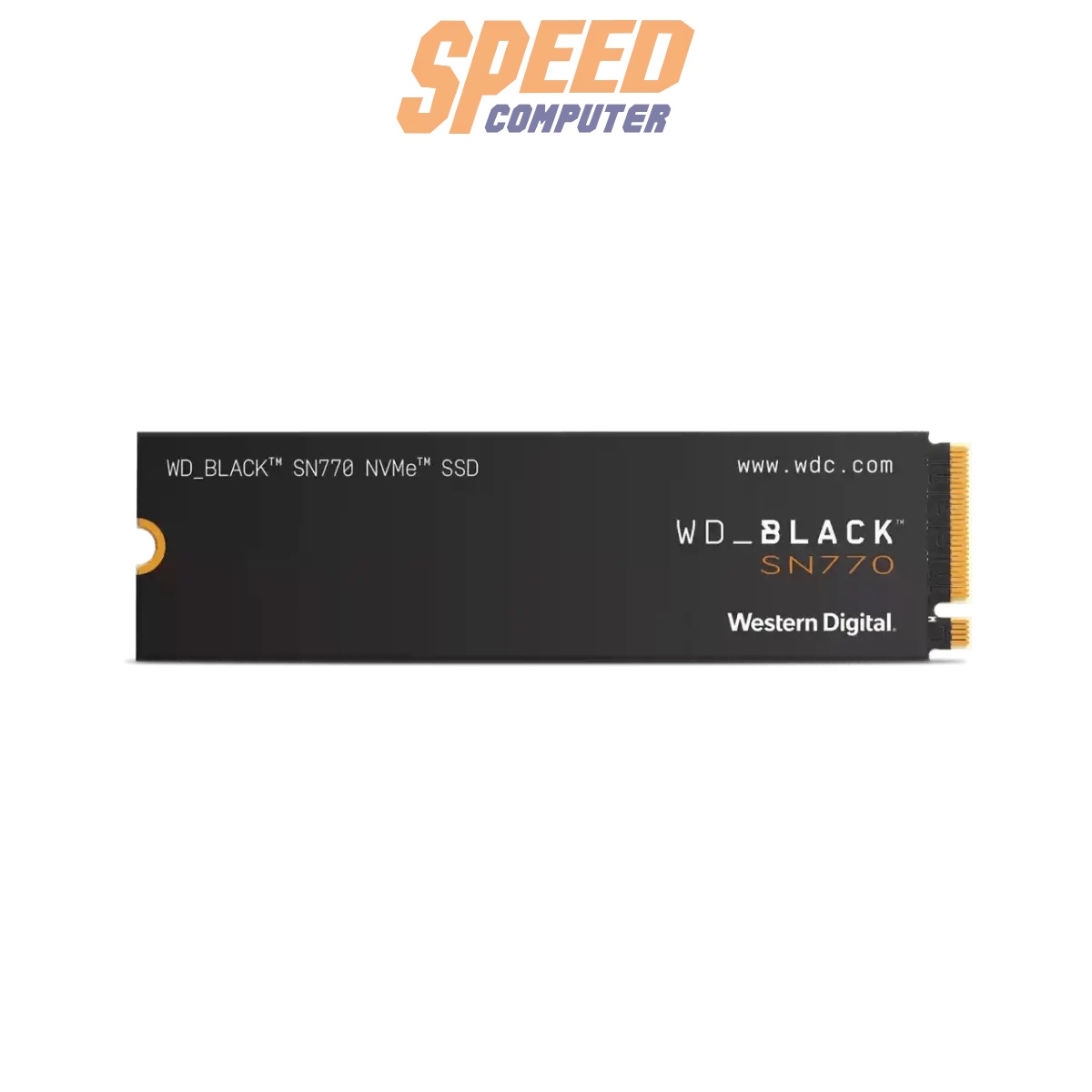เอสเอสดี WD BLACK SN770 1TB PCIe Gen 4x4/NVMe M.2 2280 WDS100T3X0E - SpeedCom