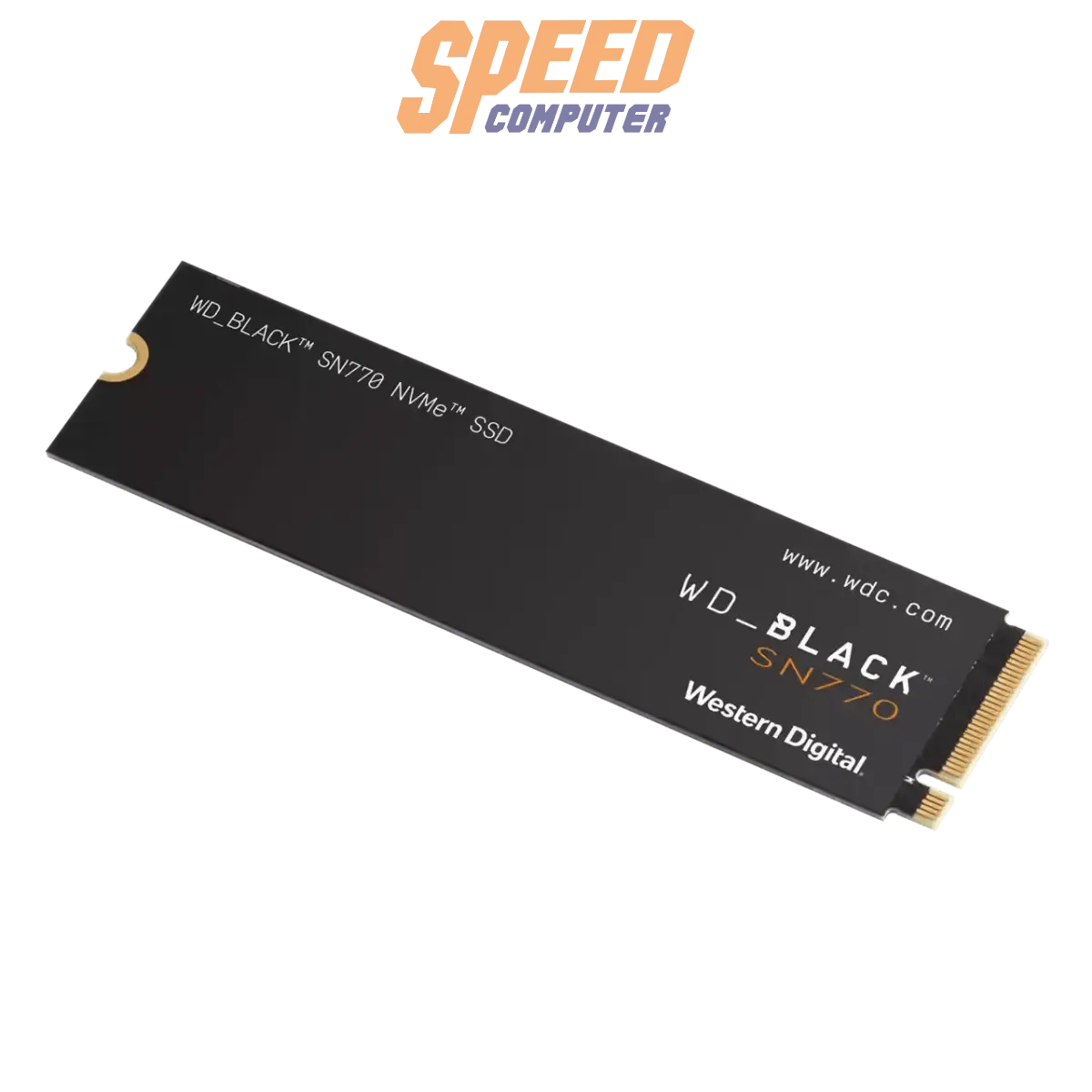 เอสเอสดี WD BLACK SN770 1TB PCIe Gen 4x4/NVMe M.2 2280 WDS100T3X0E - SpeedCom
