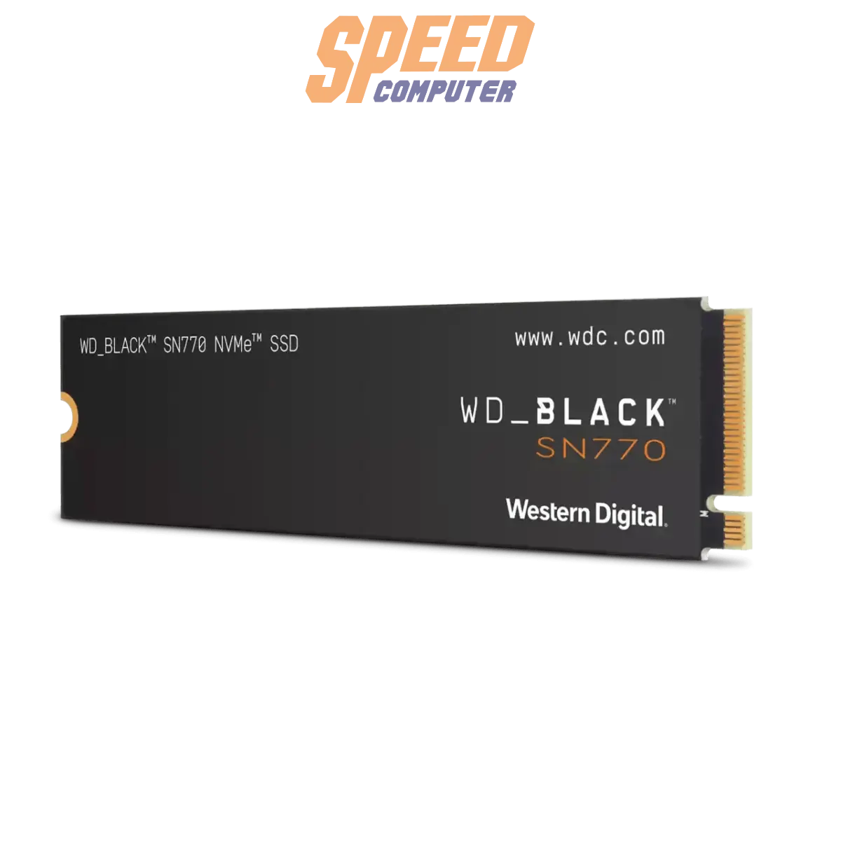 เอสเอสดี WD BLACK SN770 1TB PCIe Gen 4x4/NVMe M.2 2280 WDS100T3X0E - SpeedCom