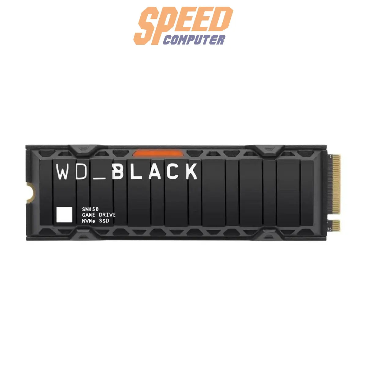 เอสเอสดี WD BLACK SN850 500GB PCIe 4x4/NVMe M.2 2280 WITH HEATSINK WDS500G1XHE - SpeedCom
