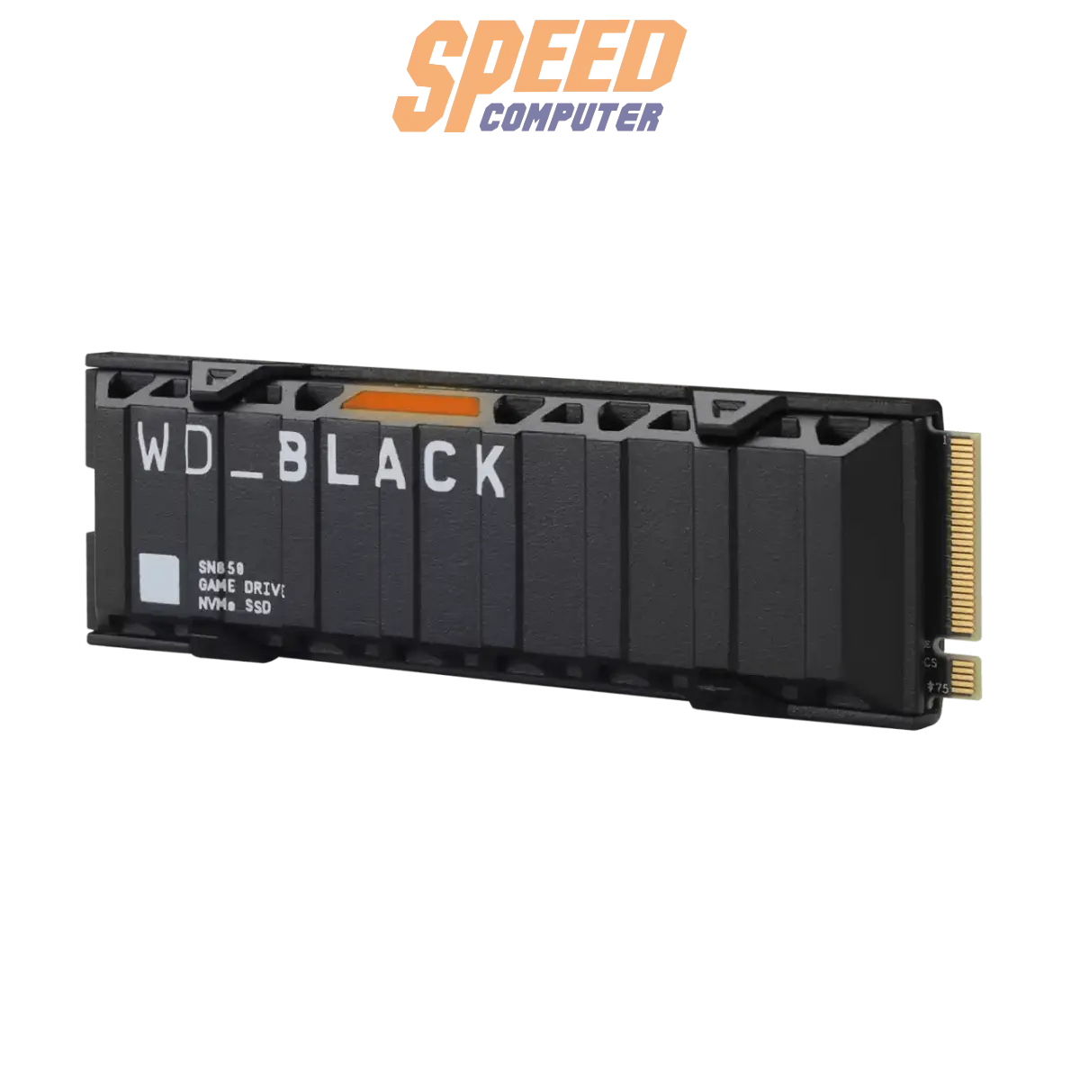 เอสเอสดี WD BLACK SN850 500GB PCIe 4x4/NVMe M.2 2280 WITH HEATSINK WDS500G1XHE - SpeedCom