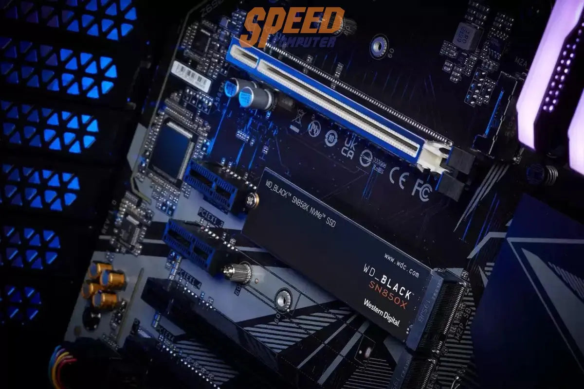 เอสเอสดี WD BLACK SN850X 2TB PCIe 4x4/NVMe M.2 2280 WDS200T2X0E - SpeedCom