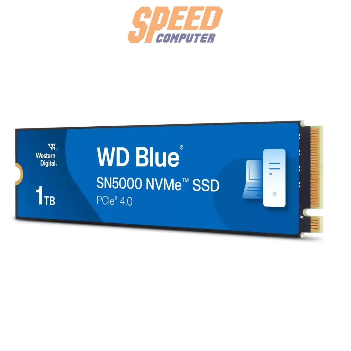 เอสเอสดี WD BLUE SN5000 NVMe WDS100T4B0E 1TB M.2 PCIe 4.0 - SpeedCom