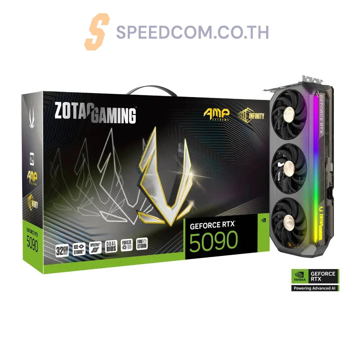 การ์ดจอ ZOTAC GAMING GEFORCE RTX 5090 AMP Extreme INFINITY
