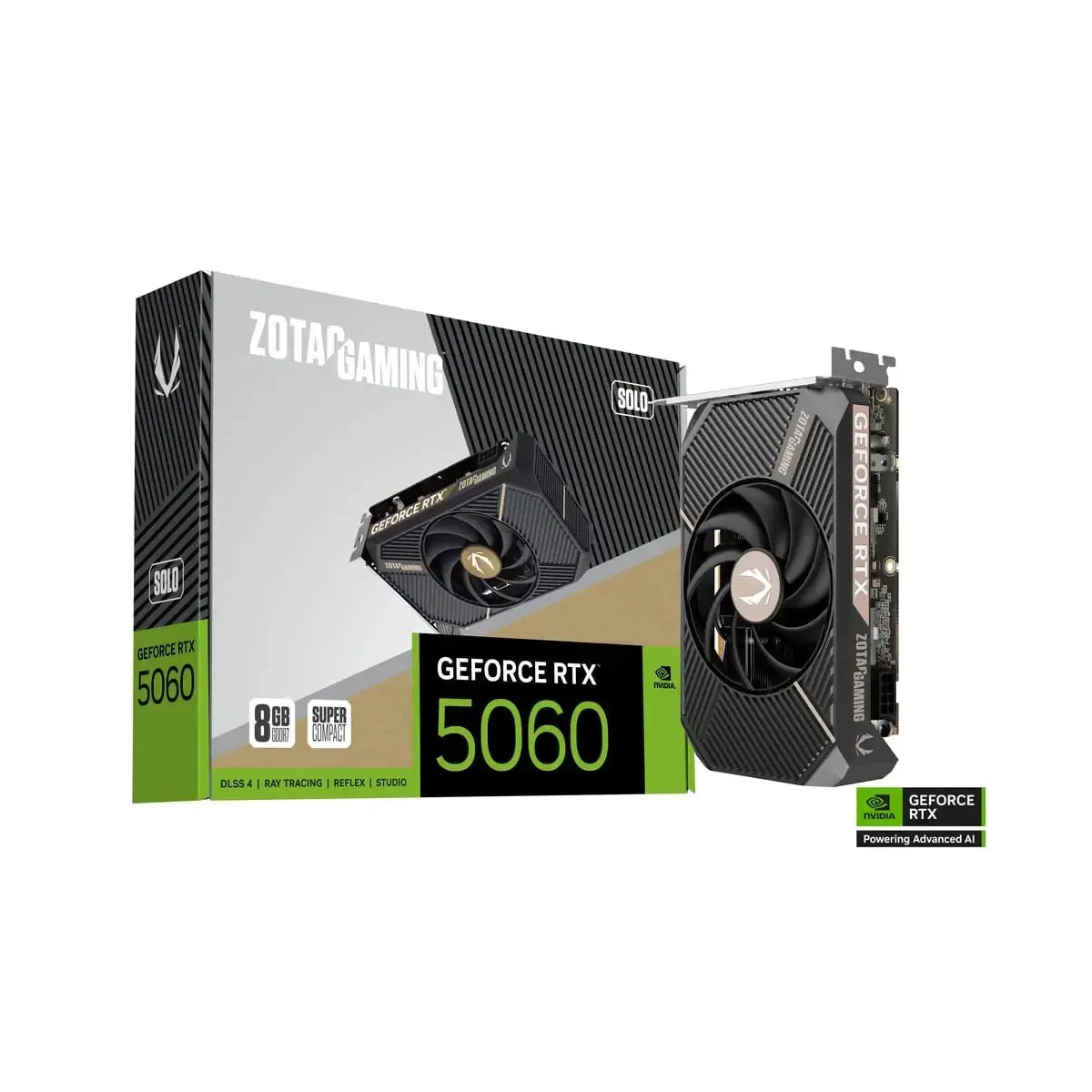 การ์ดจอ ZOTAC GeForce RTX 5060 SOLO 8GB GDDR7 - SpeedCom