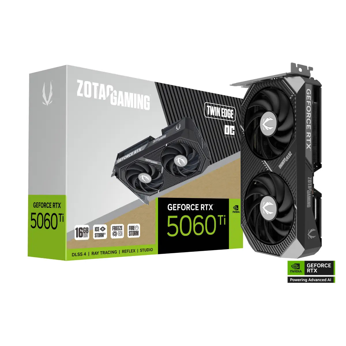 การ์ดจอ ZOTAC GeForce RTX 5060 Ti Twin Edge OC 16GB GDDR7 - SpeedCom