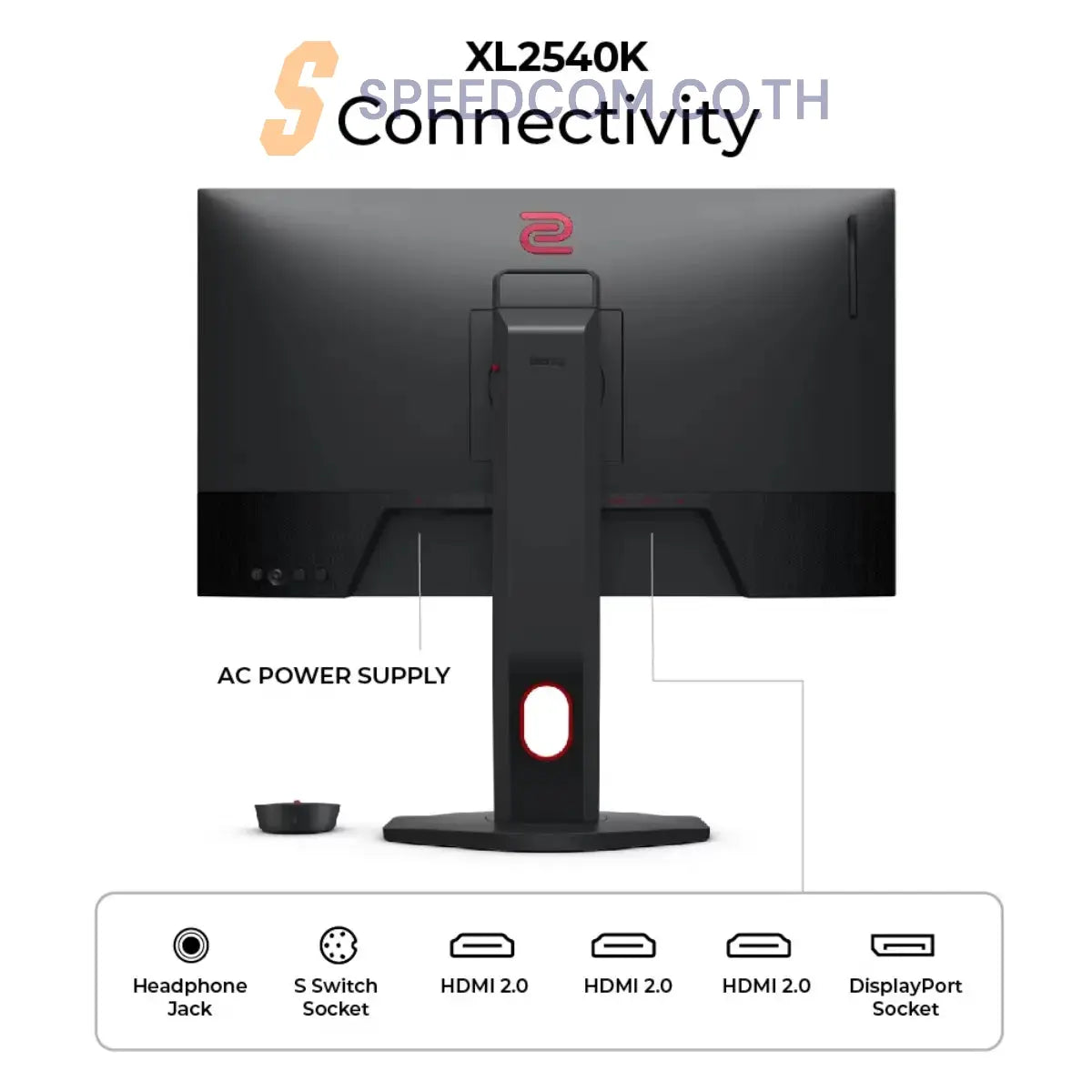 จอมอนิเตอร์ ZOWIE XL2540K 24.5" TN 240Hz สีดำ - SpeedCom