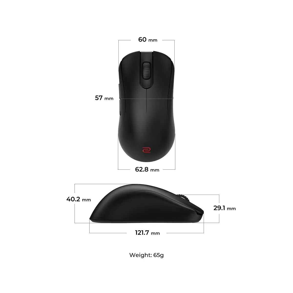 เมาส์เกมมิ่งไร้สาย ZOWIE ZA13-DW 4K Esports สีดำ - SpeedCom