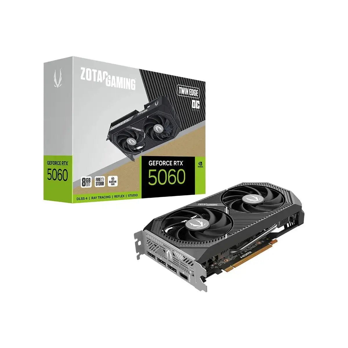 การ์ดจอ Zotac GAMING GEFORCE RTX 5060 TWIN EDGE OC 8GB GDDR7 - SpeedCom