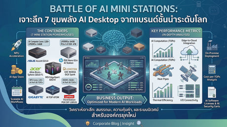BATTLE OF AI MINI STATIONS: เจาะลึก 7 ขุมพลัง AI Desktop จากแบรนด์ชั้นนำระดับโลก