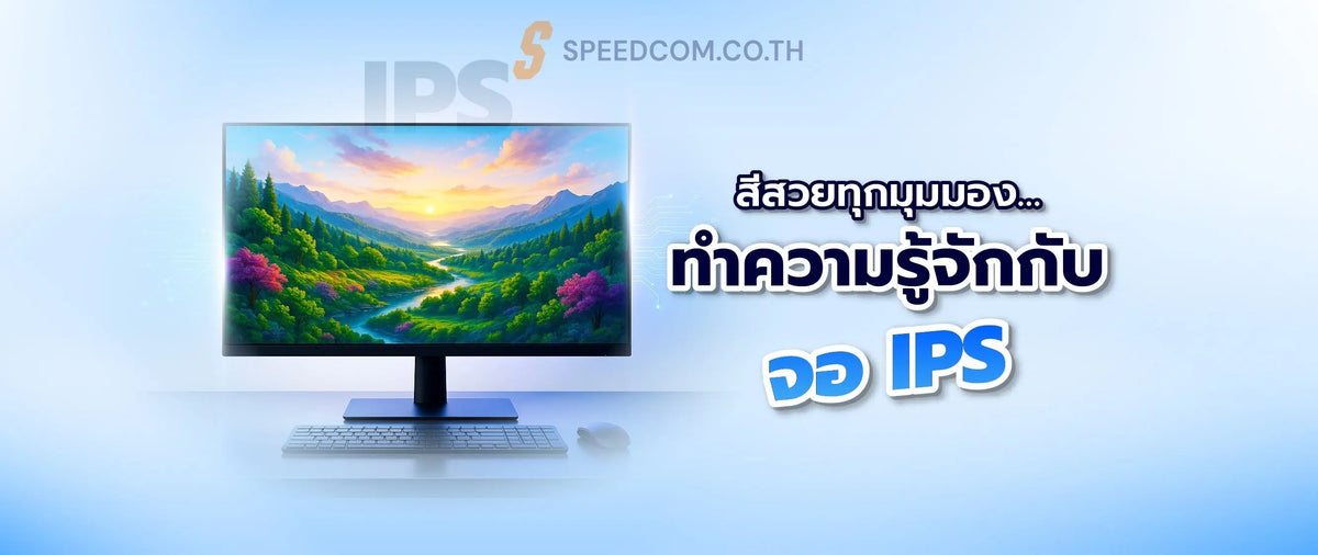 จอภาพ IPS คืออะไร? ทำไมคุณถึงควรเลือกใช้เทคโนโลยี IPS? - SpeedCom