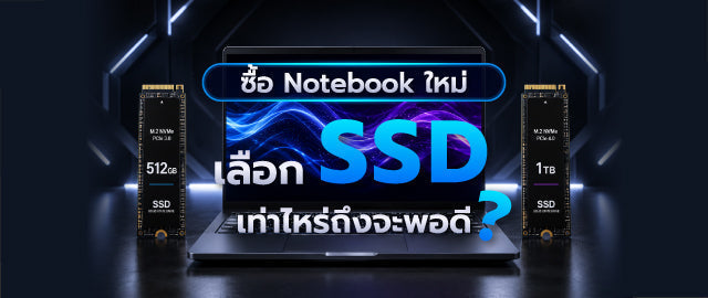 ซื้อโน้ตบุ๊กใหม่ SSD เท่าไหร่ดี? สรุปความต่าง 512GB SSD vs 1TB SSD ที่คุณต้องรู้ 027