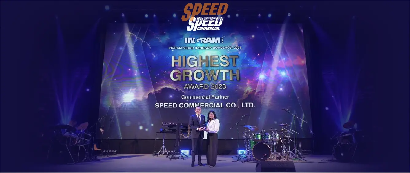 Speed-Commercial-คว-ารางว-ล-Highest-Growth-Award-2023-ในงาน-Ingram-Micro-Bangkok-Roadshow-2024 SpeedCom