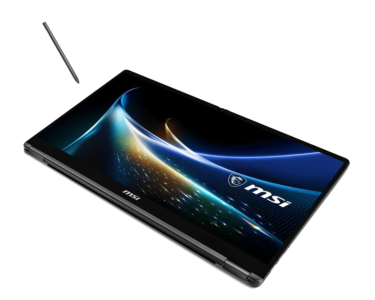 โน๊ตบุ๊ค MSI Prestige N16 Flip AI+ C1XMT-203THY RTX Spark N1X สีเทา - SpeedCom