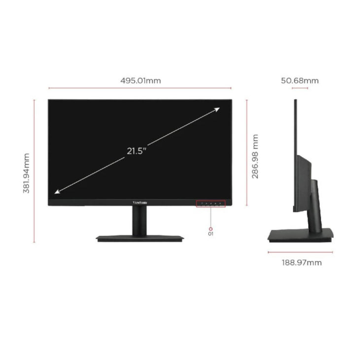 Monitor Viewsonic VA220-H 22.0" VA 100Hzฺ Black