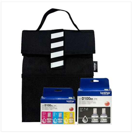 หมึกพิมพ์เลเซอร์ BROTHER INK BTD100BKCL5PK /BK*2/CMY*1+BAG ชุดหมึกพิมพ์ - SpeedCom