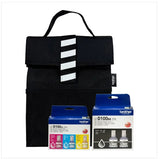 หมึกพิมพ์เลเซอร์ BROTHER INK BTD100BKCL5PK /BK*2/CMY*1+BAG ชุดหมึกพิมพ์ - SpeedCom