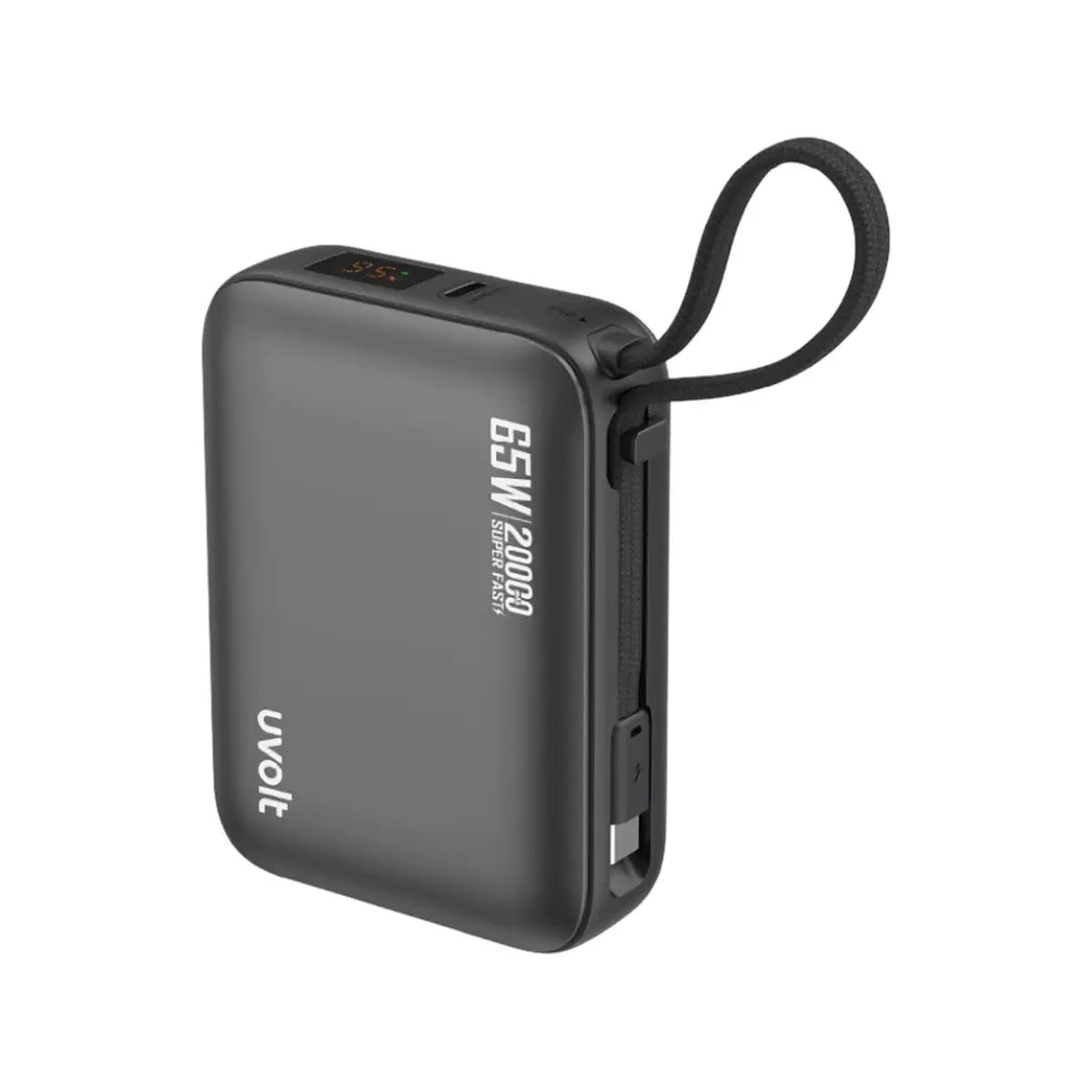 แบตเตอรี่สำรอง Uvolt UVP20C-01-BLK PWB 20KmAh 2PD 65W Small Size - SpeedCom