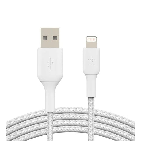 สายชาร์จ Belkin BoostCharge Pro Nylon Braided 12W A to LTG 3m Cable - SpeedCom