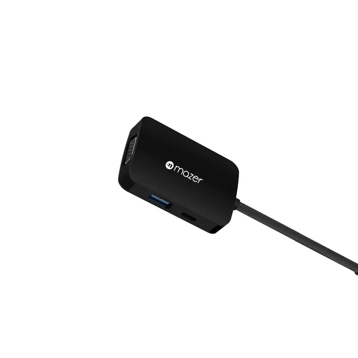 อุปกรณ์แปลงสัญญาณ Mazer USB-C Multiport Hub 4-in-1 (M-UC2MULTI4040-BK) - SpeedCom