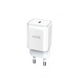 หัวชาร์จ Uvolt UVA20W-01-WHT Wall Charge USB-C PD 20W สีขาว - SpeedCom
