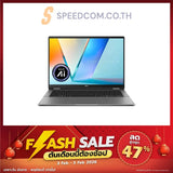 โน๊ตบุ๊ค 2 in 1 Asus Vivobook S14 FLIP TP3407SA-QL528WA Ultra 5 226V สีเทา (Matte Gray)