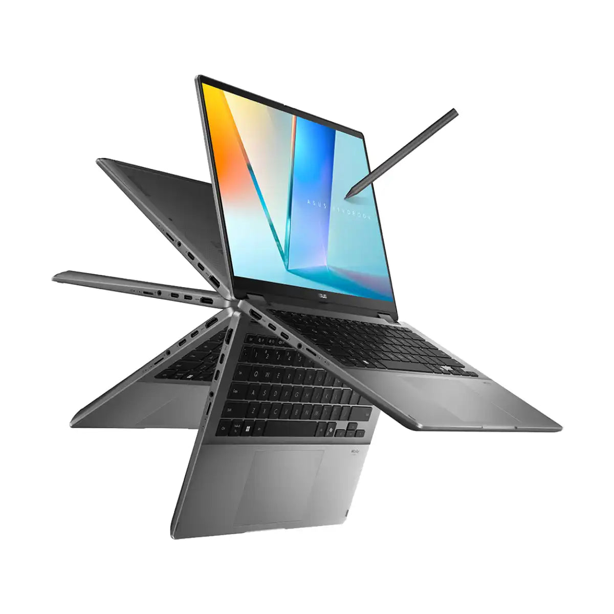 โน๊ตบุ๊ค 2 in 1 Asus Vivobook S14 FLIP TP3407SA-QL528WA Ultra 5 226V สีเทา (Matte Gray)SpeedCom