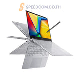 โน๊ตบุ๊ค 2 in 1 Asus Vivobook S14 TP3402VA-LZ575WA i5 Gen13 สีเงิน (Cool Silver)