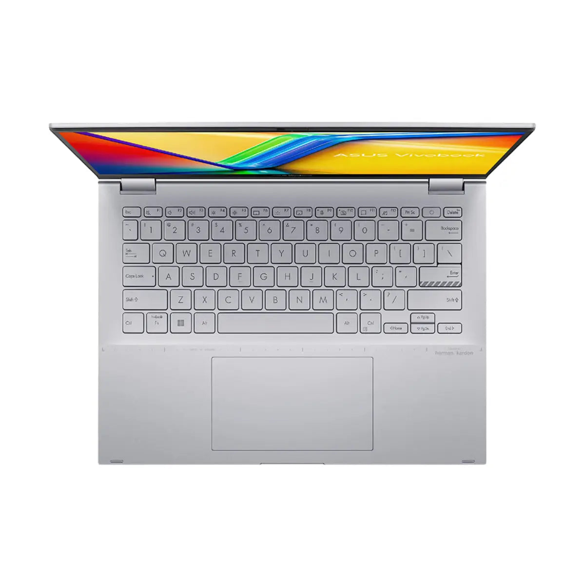 โน๊ตบุ๊ค 2 in 1 Asus Vivobook S14 TP3402VA-LZ575WA i5 Gen13 สีเงิน (Cool Silver)