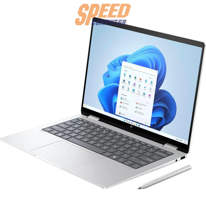 โน๊ตบุ๊ค 2 in 1 HP Envy X360 14-FA0034AU (9Y3X9PA) Ryzen 5 สีเงิน (Glacier Silver) - SpeedCom