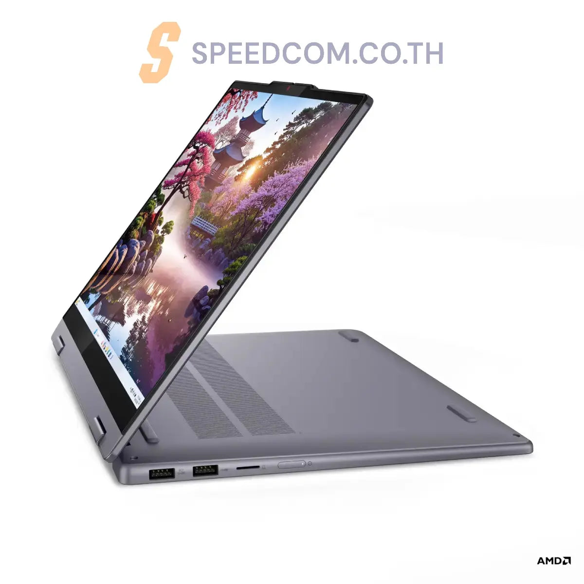 โน๊ตบุ๊ค 2 in 1 Lenovo IdeaPad 5 14AKP10-83KT000DTA Ryzen AI 7 สีเทา (Luna Grey) - SpeedCom
