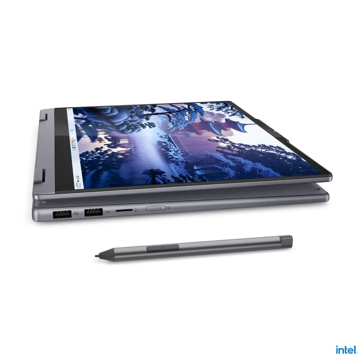 โน๊ตบุ๊ค 2 in 1 Lenovo IdeaPad 5 14IAL10-83KR0017TA Ultra 7 สีเทา (Luna Grey) - SpeedCom